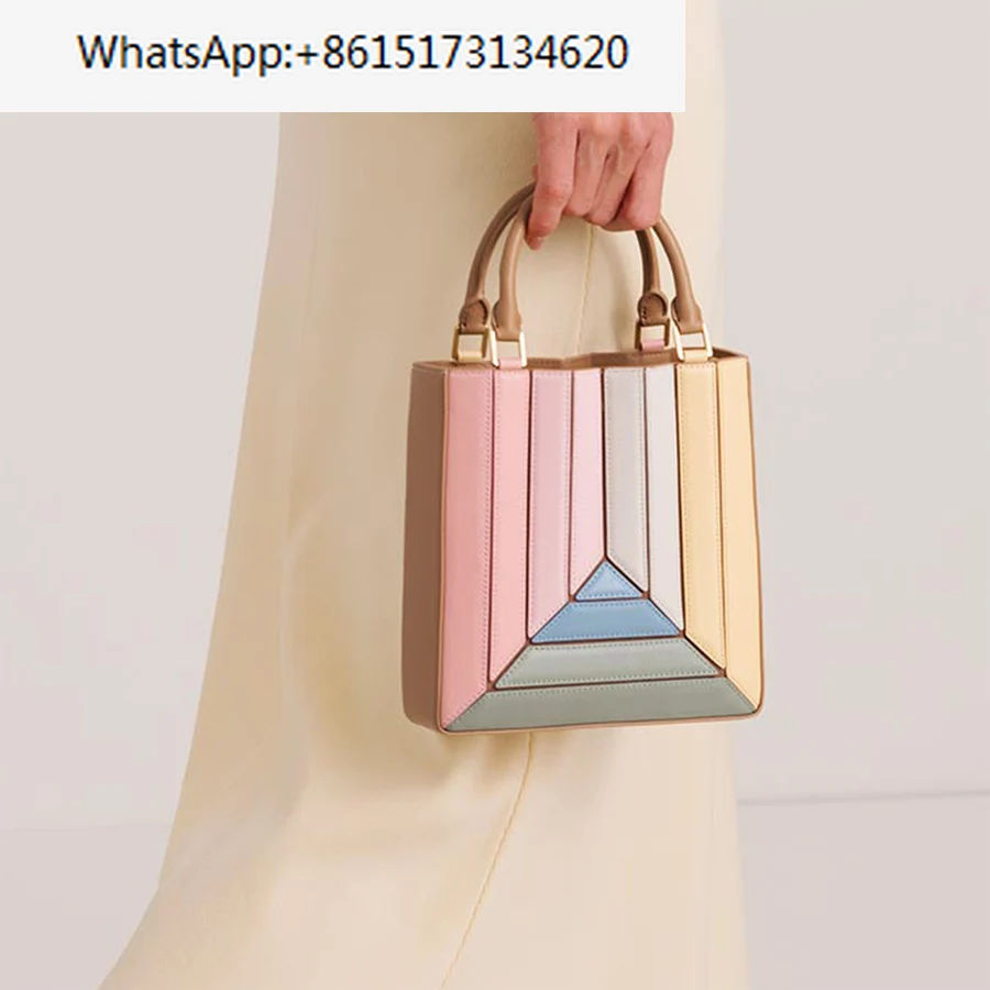 

Drawstring Crossbody Bags For Women Luxury Panelled Designer Handbags Pu Leather Female Pleated Square Shoulder Messenger Bag