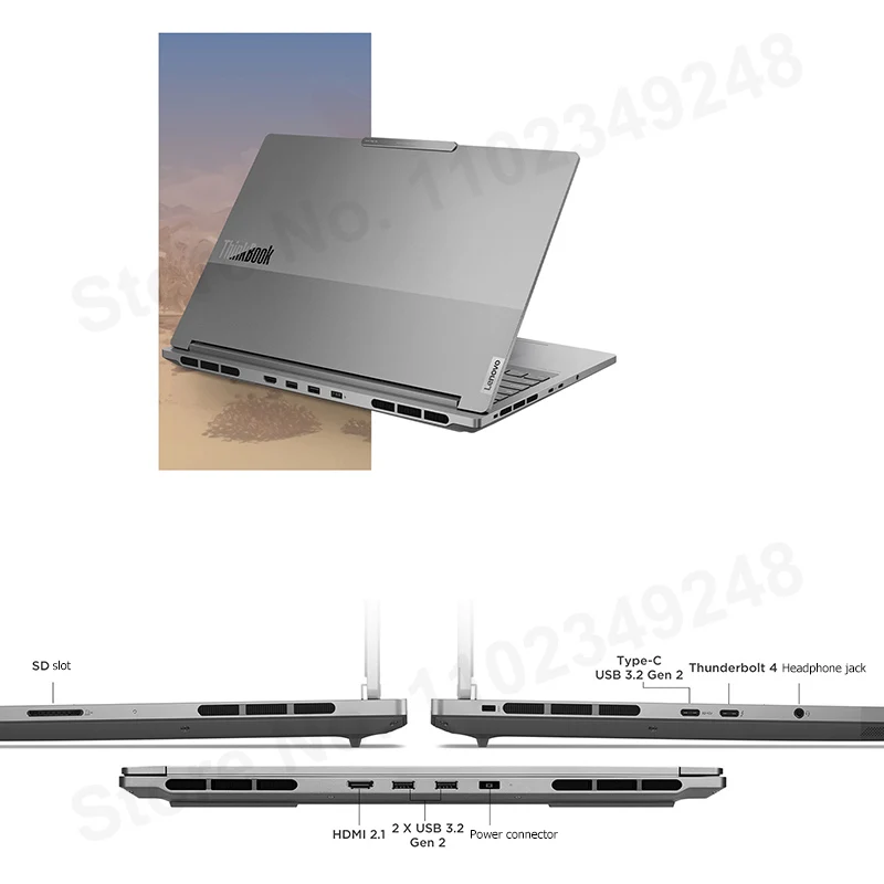 레노버 2023 씽크북 컴퓨터 노트북, 인텔 i7-13700H, 2.40GHz, RTX4060, 8GB, 16GB RAM, 512GBSSD, 16 인치, 2.5K IPS 스크린, 16p 노트북