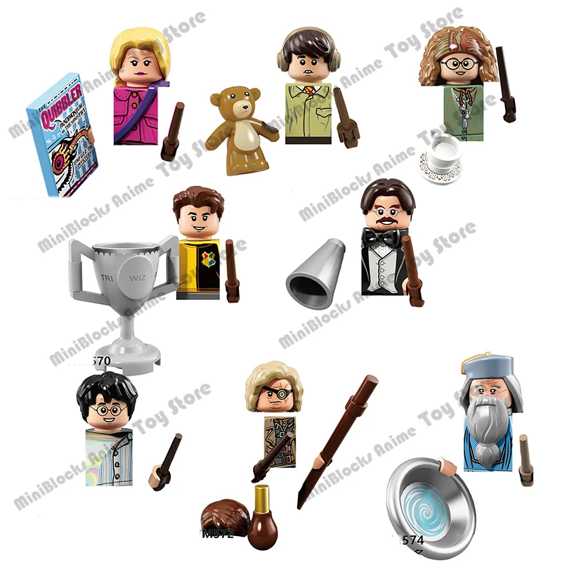 WM6040 WM6041 WM6059 WM6045 Movies Magic World plastic assembly mini action figure building blocks Bricks Toys birthday gifts