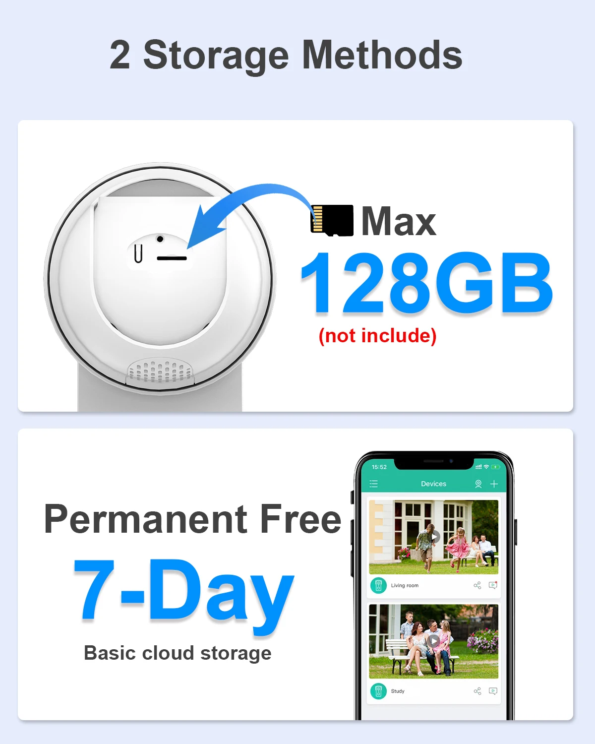 ANRAN Wifi Camera 5MP Wired Security Camera 24/7 Record Home Security Protection IP66 Waterproof Compatible Alexa Auto Tracking 4