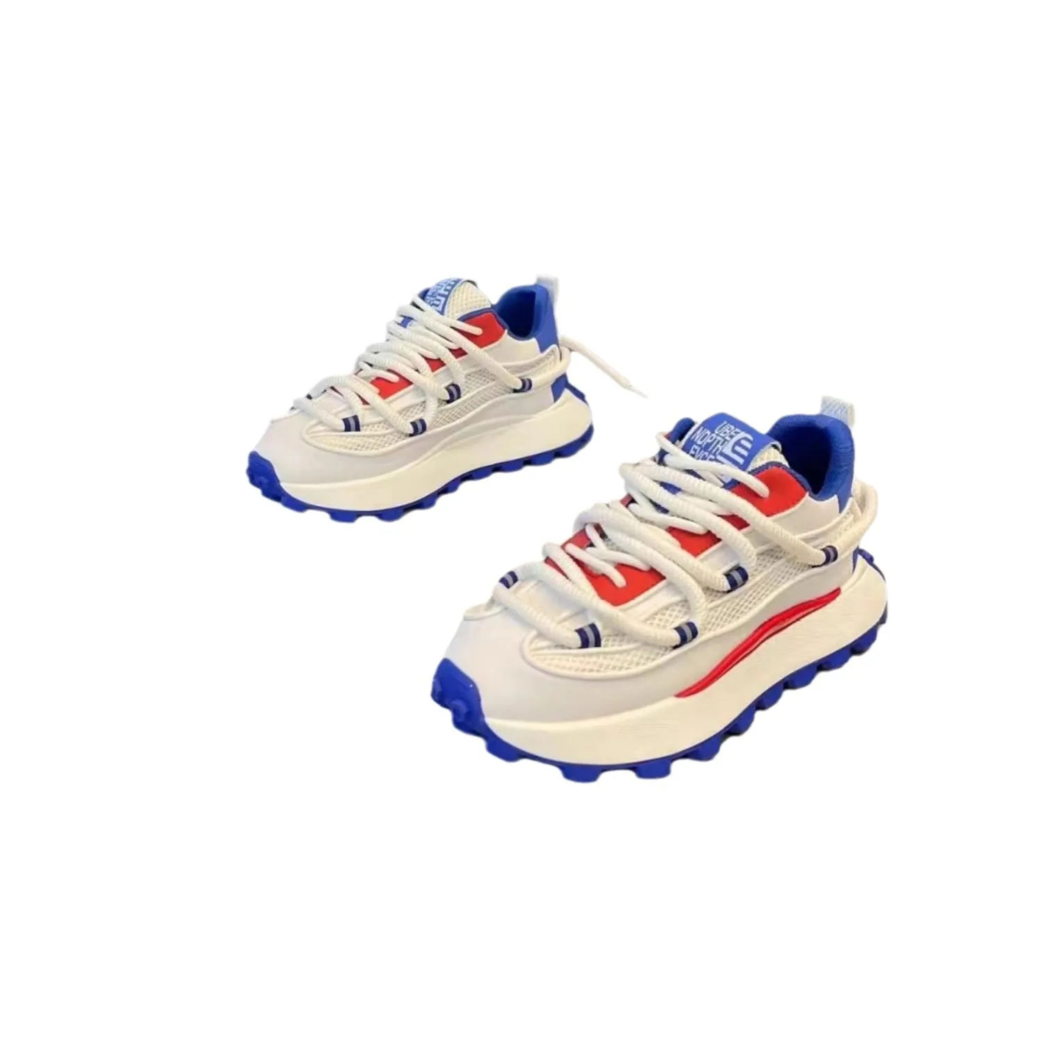 Mesh breathable dad shoes 2024 latest versatile casual sports shoes with thick soles and elevated height for men's running shoes 6