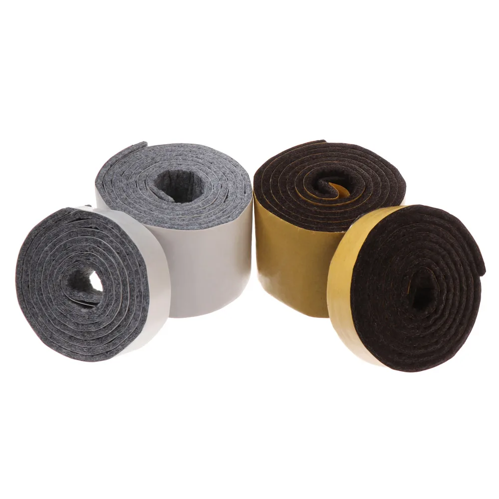 1 Roll Self-Adhesive Felt Furniture Pad Roll for Hard Surfaces Heavy Duty  Felt Strip Mute Wear-resisting Protect the floor Pads