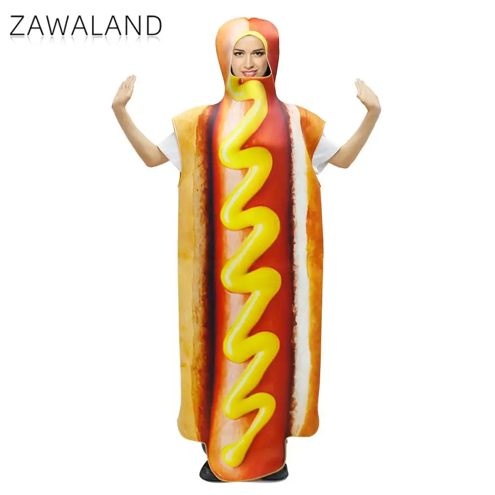 

Забавный костюм Zawaland для костюмированной вечеринки, для мужчин и женщин