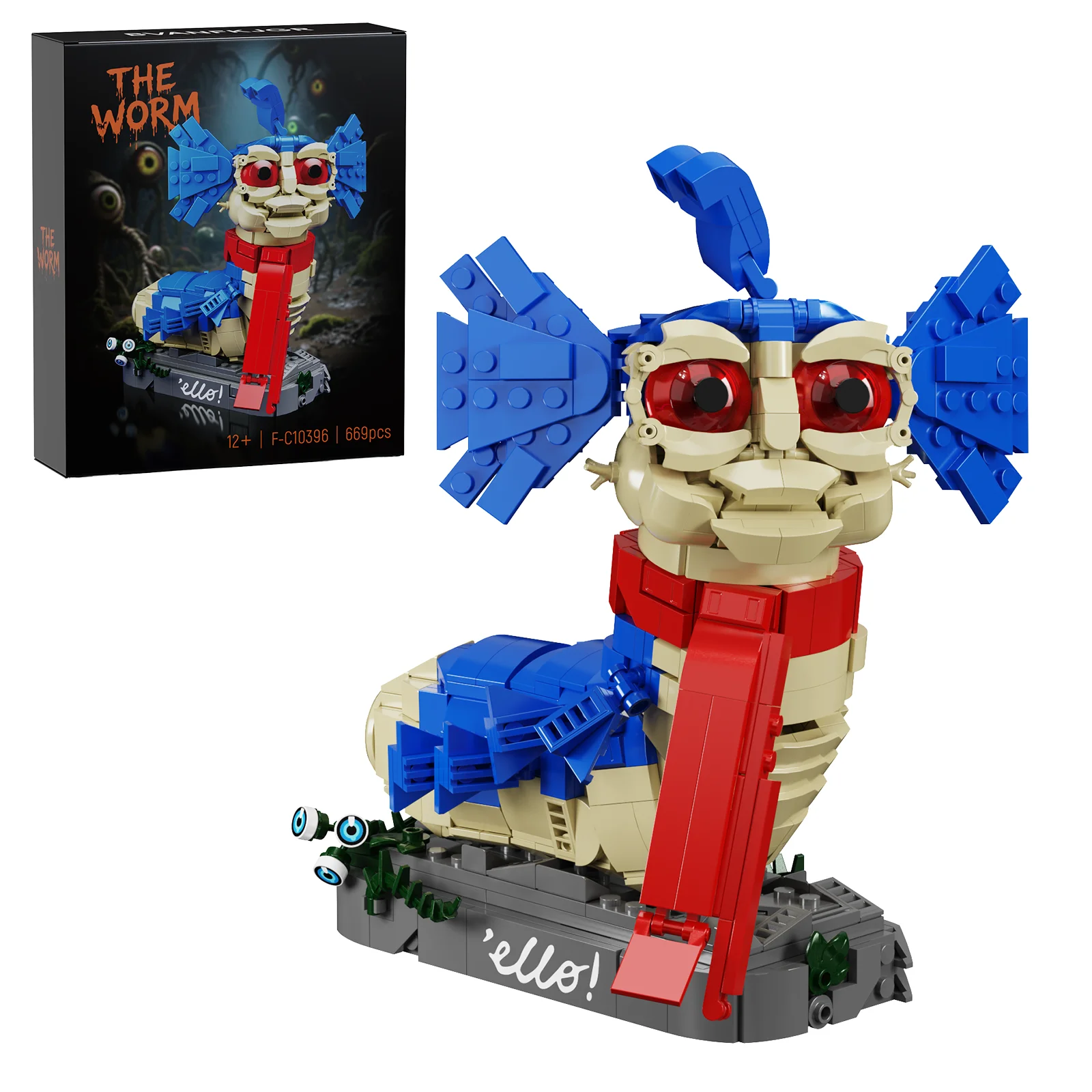 Fantasy Worm Creature Building Set — product detail 7