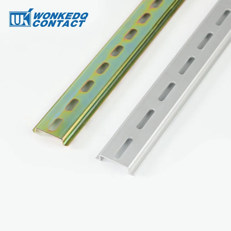 4 Guide DIN In Acciaio 35x7.5mm - Lunghezza 200mm Per Quadri Elettrici E Armadi Industriali - Foto 3