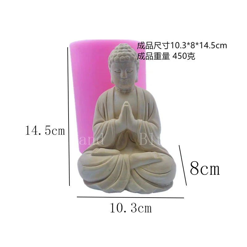 XIAOSHUI Moules En Silicone Pour Bougies De Bouddha