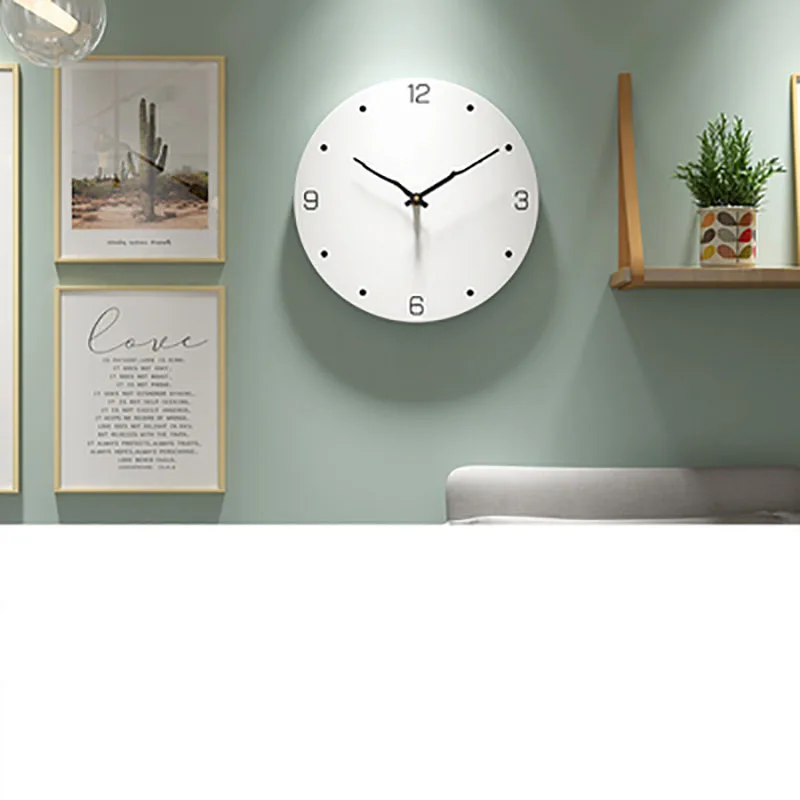 Modern Minimalist Nordic Clock, Living Room, Home Decoration, Fashion Atmosphere Quartz, Silent Wall Clocks Decor, Christmas G