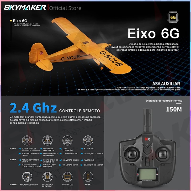 WLtoys A160 RC Airplane 2.4G 5CH Remote Control Gliding