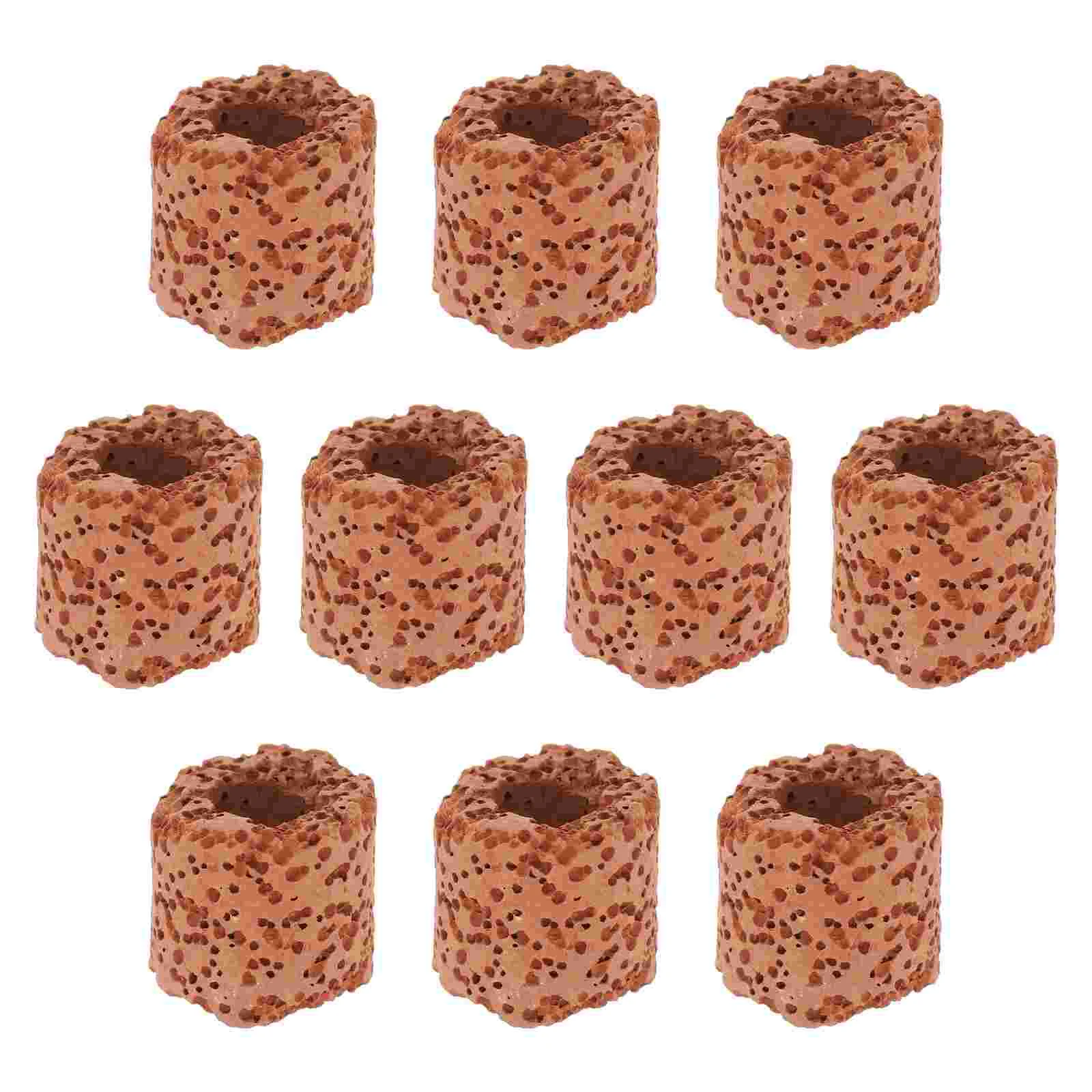 

10 Pcs Fish Accessories for Tank Fixed Ring Water Plant Acrylic Cup Aquarium Decoration