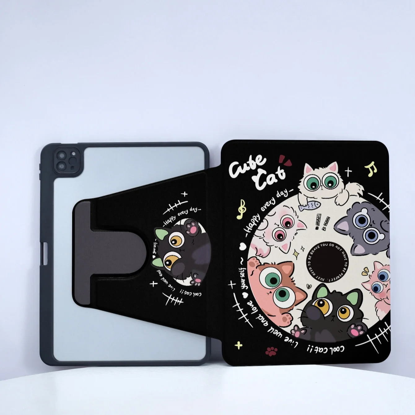 Premium 360° Rotating Tablet Case with Pencil Holder