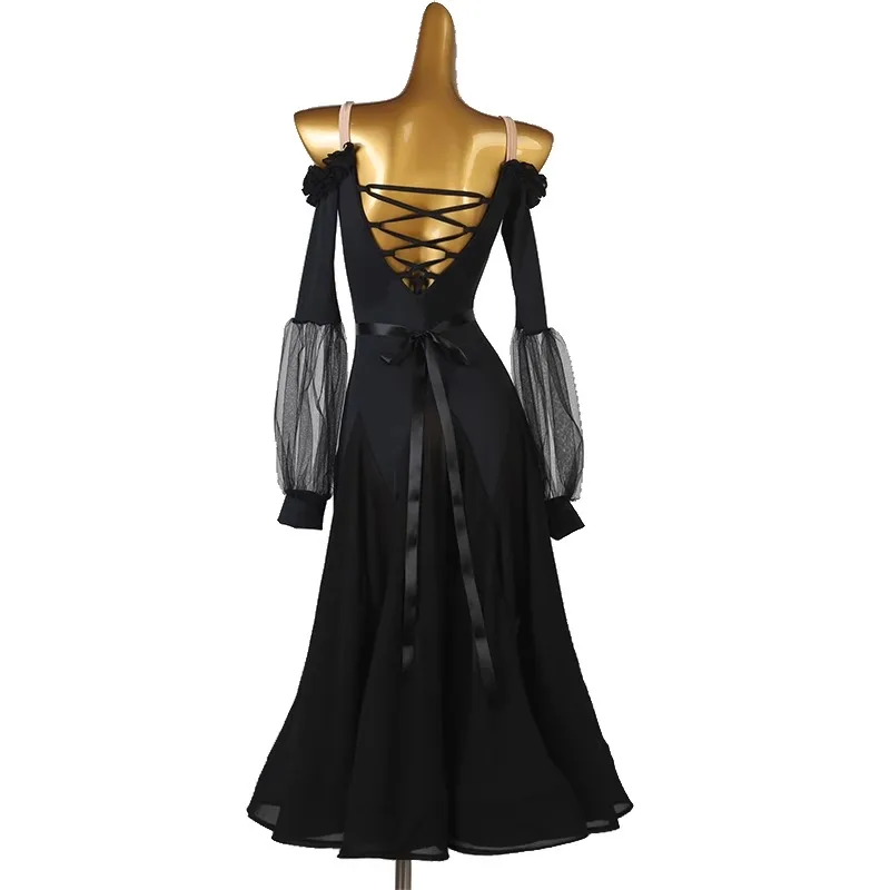 Modern Dance Skirt Dress Art Examination Dress Beautiful Back National Standard Dance Competition Costume Ballroom Swi