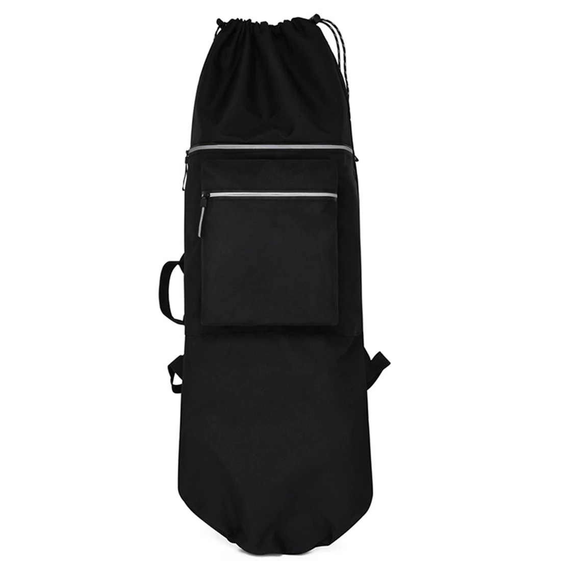 

Double Rocker Skateboard Backpack Land Surfboard Bag Longboard Bag Skateboard Carry Bag Accessories,Black L