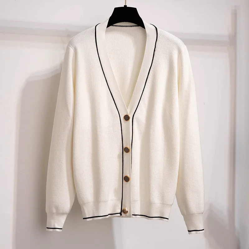 

Autumn Winter 2023 100/150/175kg Casual Large Women Cardigans Coat Chest 150/160cm Loose Cardigan Sweaters Knitted Coat 6XL 7XL