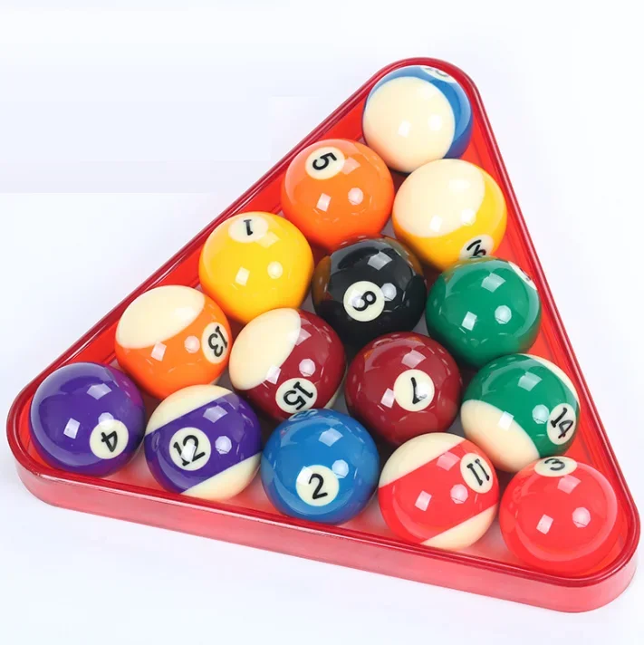 American 25/32/38/50.8/52.5/57.2mm pool balls billiard set and triangle frame