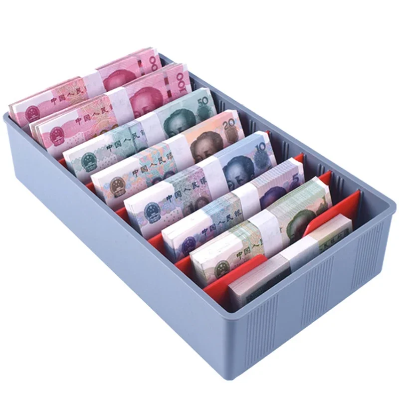 현금 카운터 케이스 서랍 레지스터 삽입 트레이, 플라스틱 지폐, 동전 구획, 돈 보관함, 저장소
