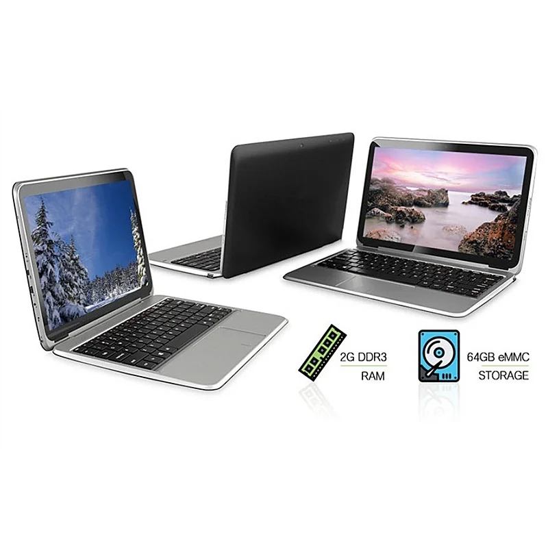 11.6" Tablet PC Flexx 11A 2GB DDR+64GB With Docking Keyboard  Windows 10 x5-8300 CPU 1366*768 IPS Dual Cameras HDMI-Compatible 5