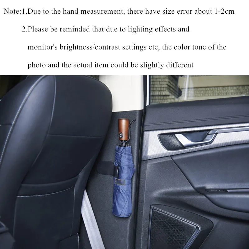 Multifunction Small Hook Hanger Rack Car Umbrella Hook Multi Umbrella Holder Hanger Car Seat Clip Fastener Rack Acessories