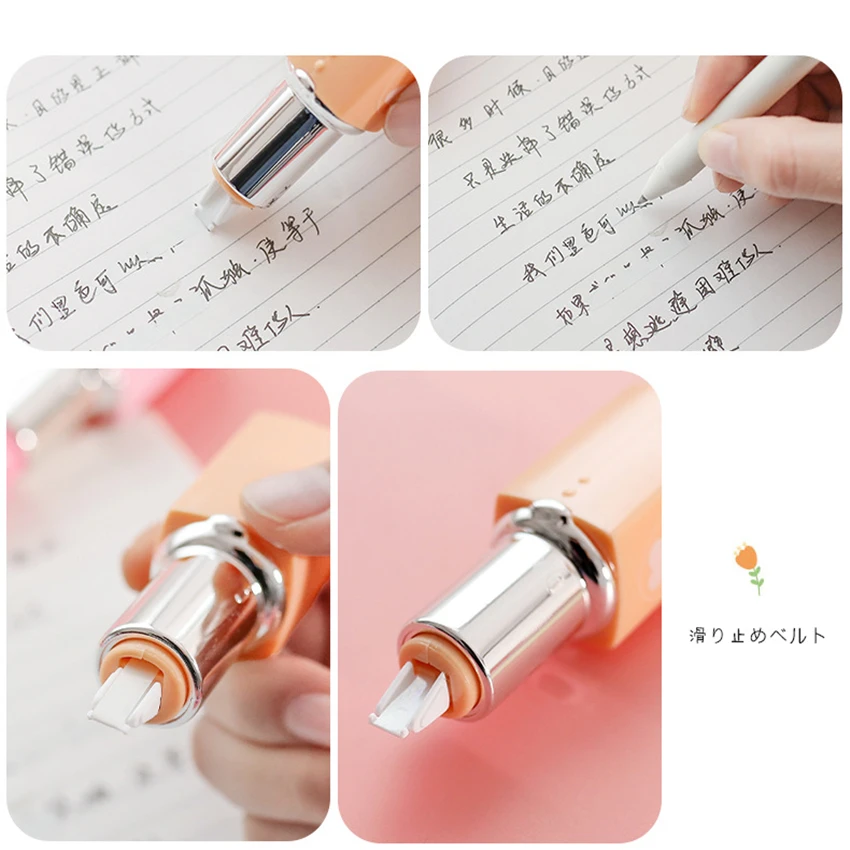 Correction Tape Lipstick Kawaii Fita Corretiva Material Escolar Correctores Escolares Girl Cinta Correctora Cute Mini Rectify correction tape