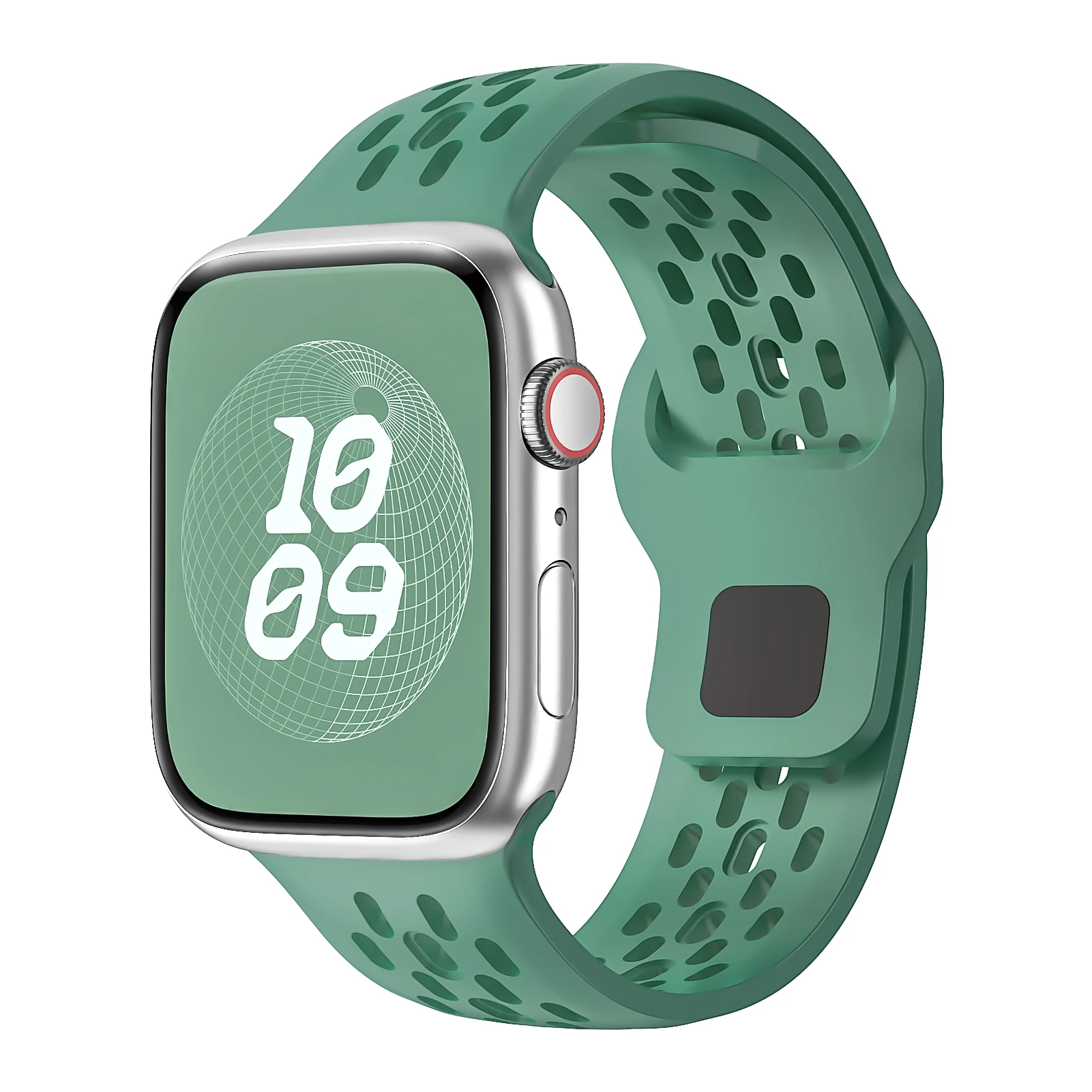 ตัวเลือกสินค้า สายซิลิโคน Apple Watch ปรับได้ 45-49 มม. ใส่ได้ทุกรุ่น