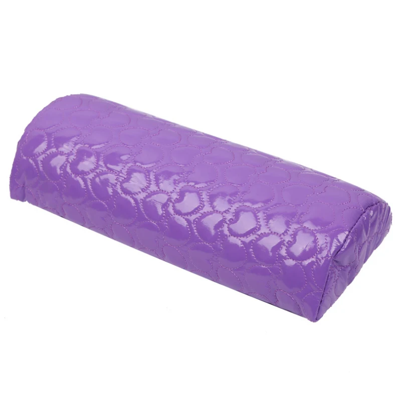Nail Art Hand Pillow Nail Arm Rest Nail Hand Rest Nail Art Tool Hand Arm Rests Semicircle Cushion Pillow Nail Art Design Manicure Care Optional Color Beauty Salon Tool