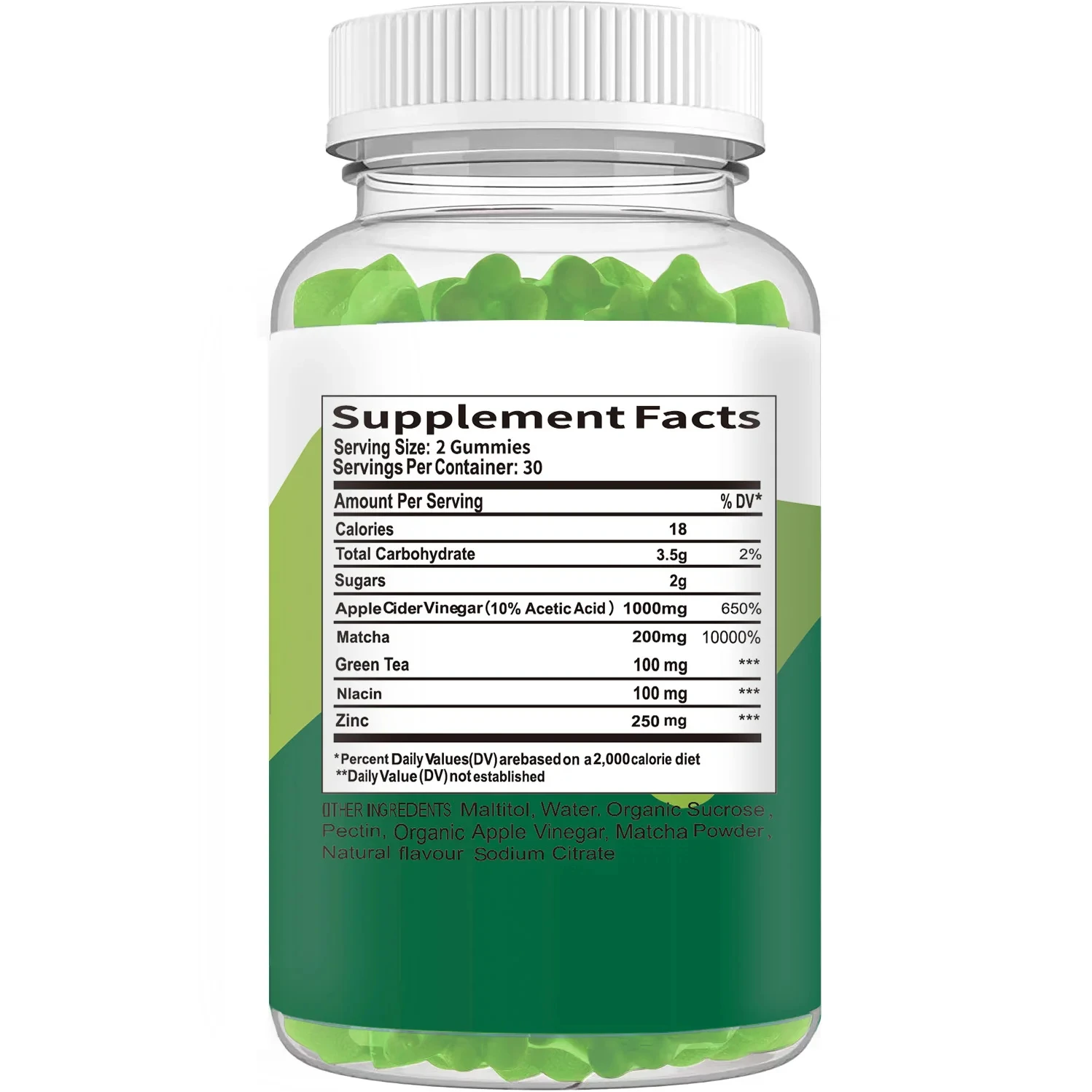 60 capsules KETO Green Apple Gummies Appetite Suppression Energy Reduction Fatigue Muscle Explosion Strong Body