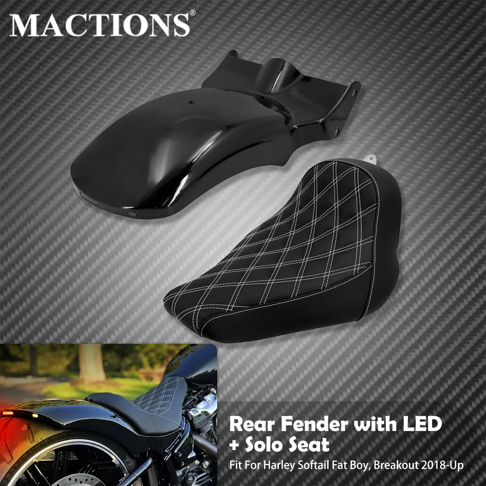 みずき ホーク用 フェンダーフラップ Motorcycle Driver Solo Cushion Seat Rear Fender Mudguard