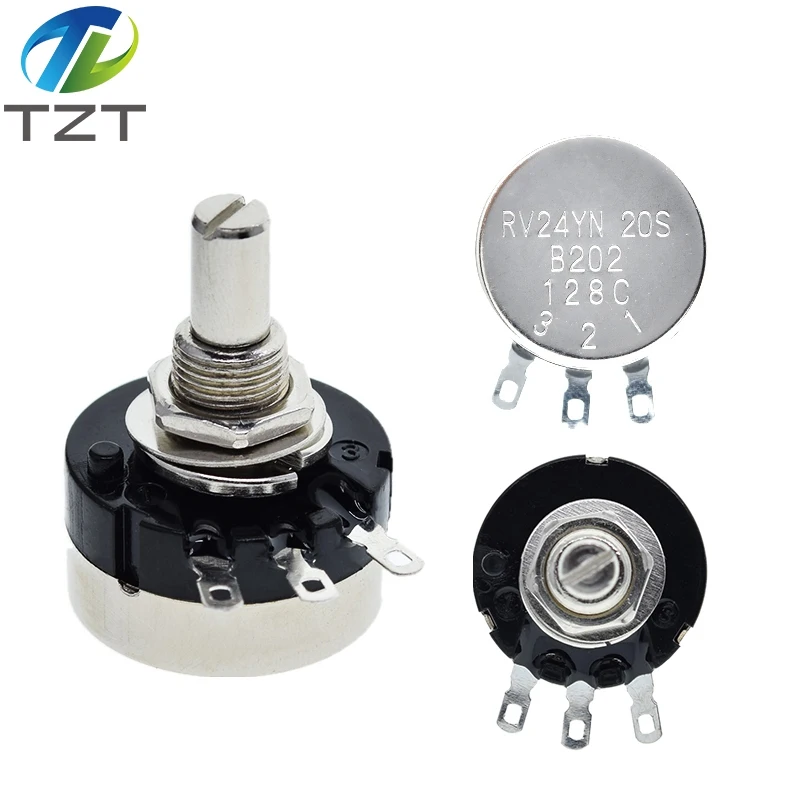 1pcs RV24YN20S B201-B504 B105 500 ohm-200K ohm Potentiometer multiturn potentiometer linear potentiometer rotary potentiometer potentiometer kit trimmer potentiometer