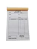 1pc (30 Sets) Handheld 3-Part Carbonless Invoice Book with Yellow & Pink Copies Work Orders Invoice Book for Small Business 1