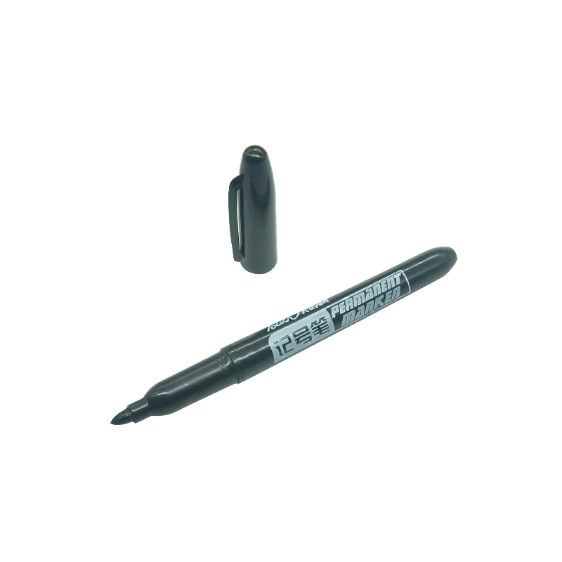 3 pcs/Set Permanent Marker Pen marker pen art pens Waterproof Ink Fine Point Black Blue Red Oil Ink 1.5mm Round Toe Fine Color
