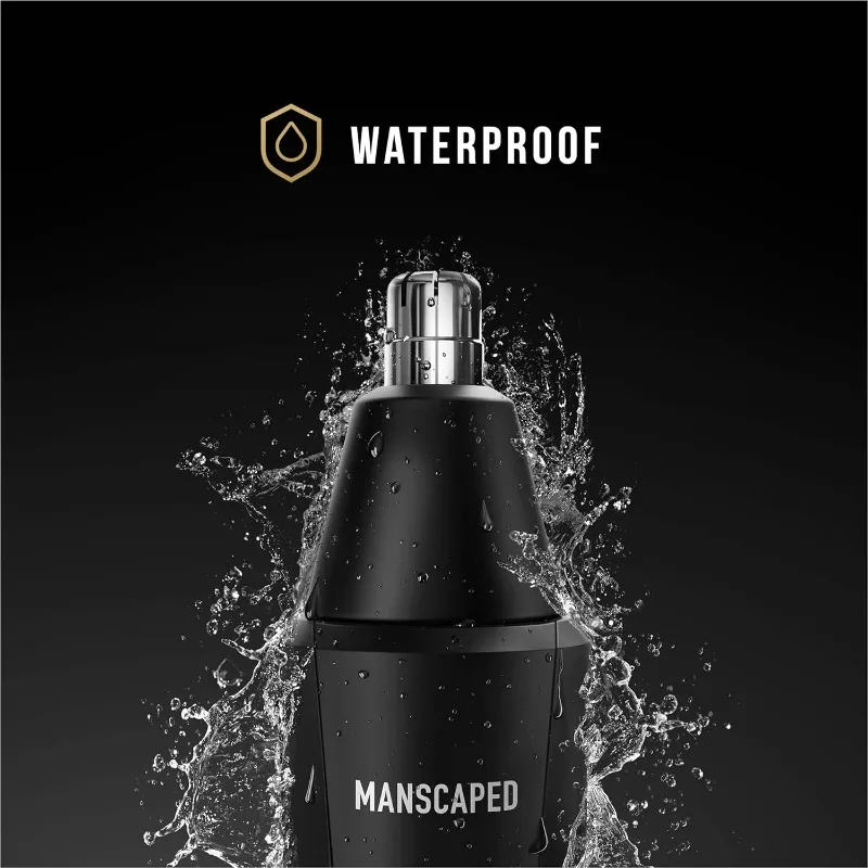 MANSCAPED™ The Weed Whacker™ Nose and Ear Hair Trimmer – 9,000 RPM Precision Tool with Rechargeable Battery, Wet/Dry, Easy to 5