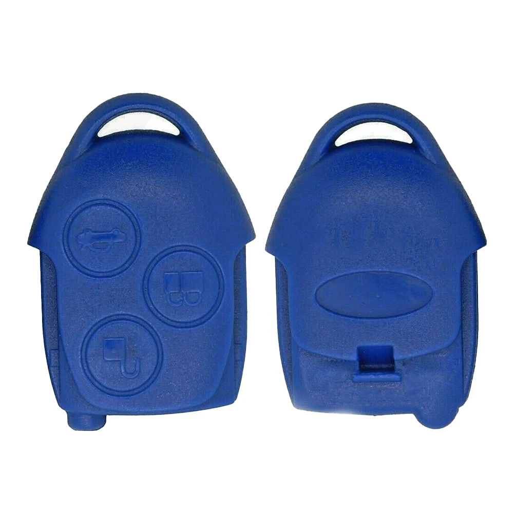 Per Ford For Transit Connect Mk7 Blue Remote Key Fob Case 3 Button Cover Blue Shell Remote Control Key Case Parts