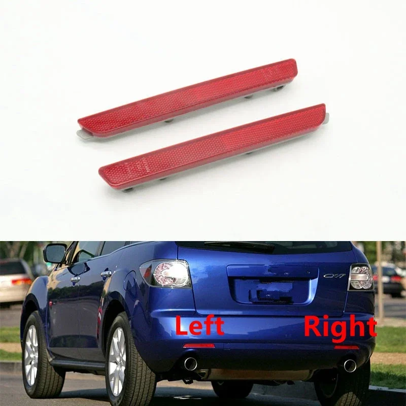 Car Tail Rear Bumper Warning Light Brake Lamp Mounted Reflector For Mazda CX-7 CX7