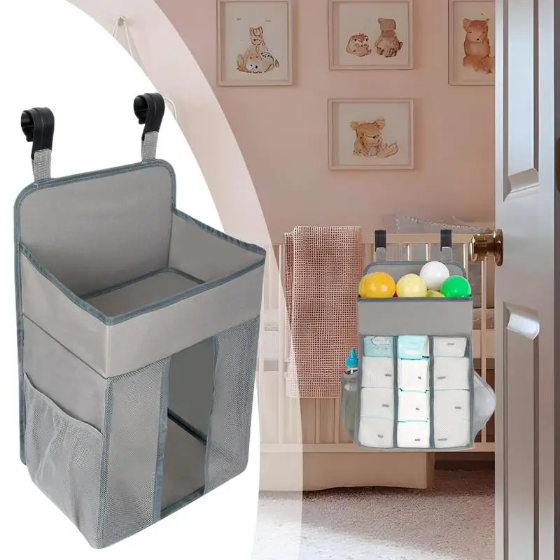  기저귀 주최자 교수형 기저귀 보관 기숙사 RV 여행 변경 테이블을위한 다기능 교수형 기저귀 주최자