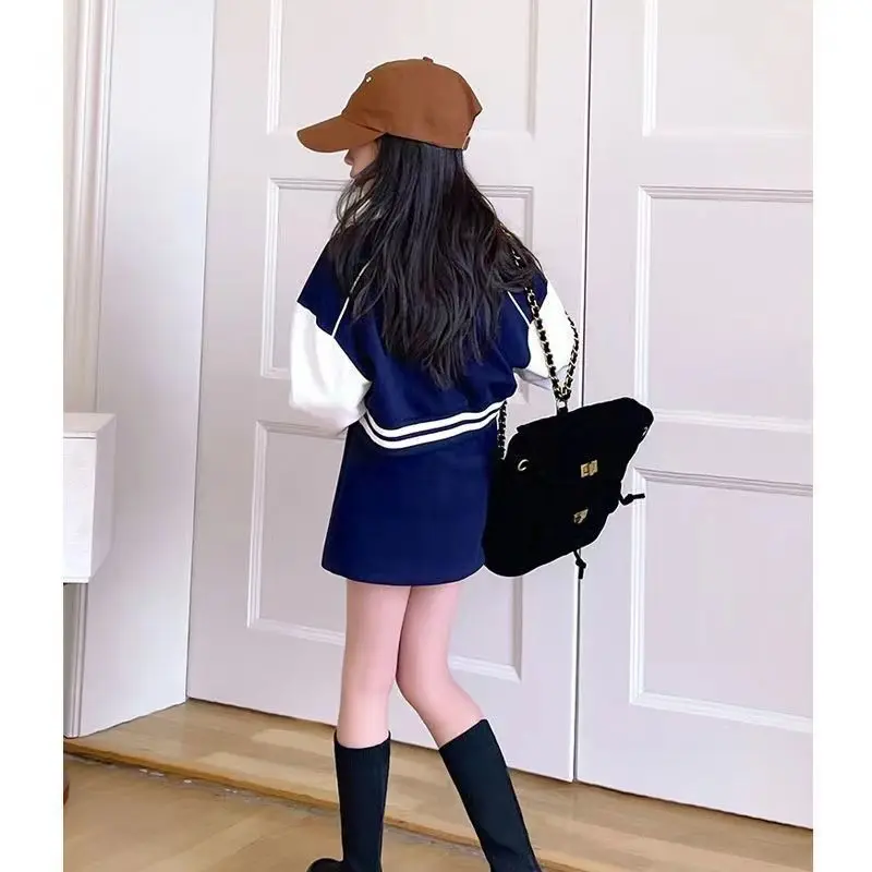 Girls Spring Autumn Sports Suit 2023 Junior Girl Baseball