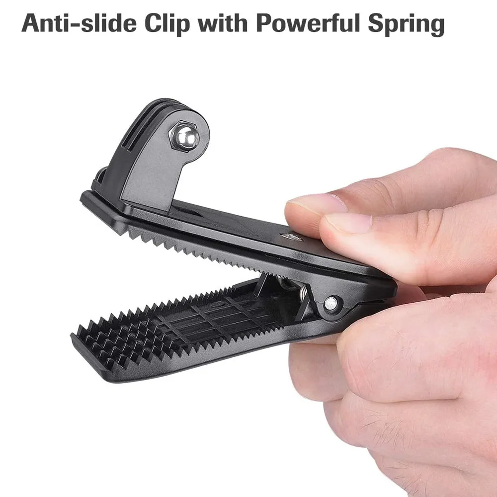 Yangyue Accessori 360 Gradi Cappello Rotante Cintura Zaino Clip Morsetto Montaggio Per Gopro Hero 8 Session/7/6/ Hero 5/4/3