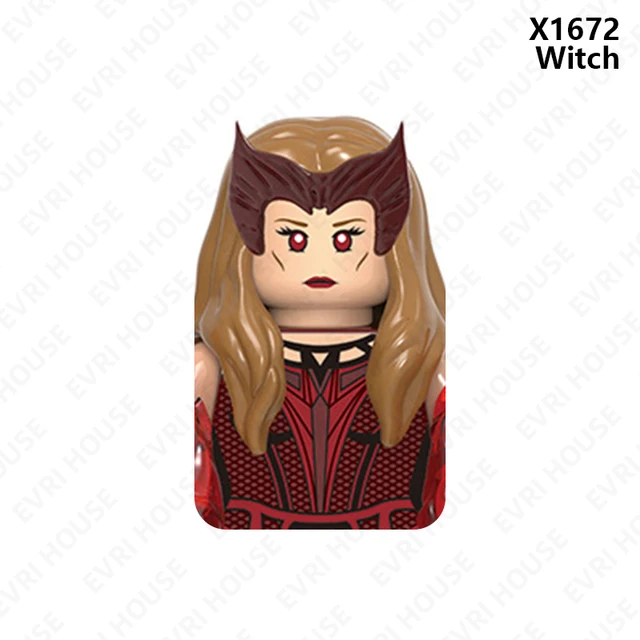 Superhero Strange Multiverse Action Figures Scarlet Witch Mordo Wong Mini Bricks Disney Building Blocks Toys for Children X1672