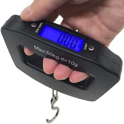Compact Digital Luggage Scale with LCD Display for Accurate Travel Weight Measurement (Hook Version)