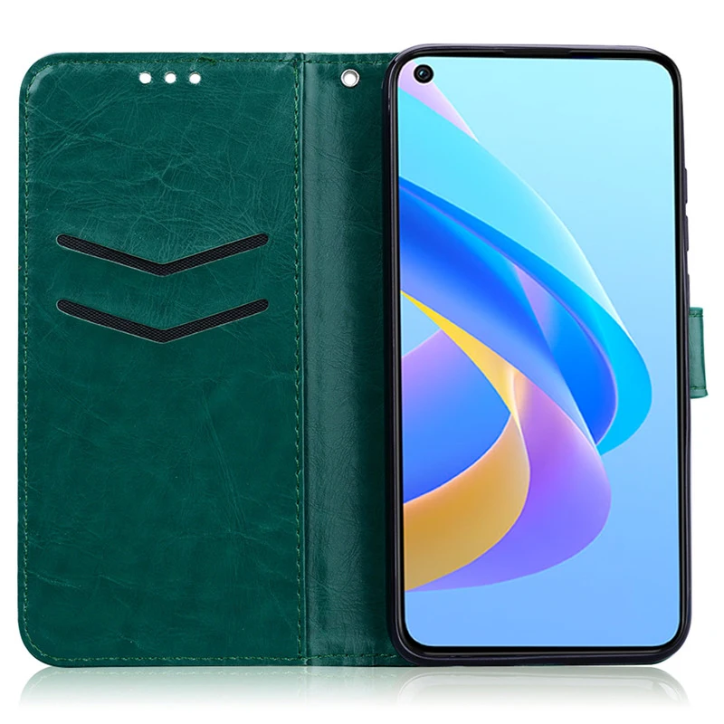 For OPPO A76 A36 A96 Case Shockproof Soft Silicon Leather Wallet Case For Oppo A76 A 36 96 OppoA96 Phone Case for Oppo A76 Cover 3