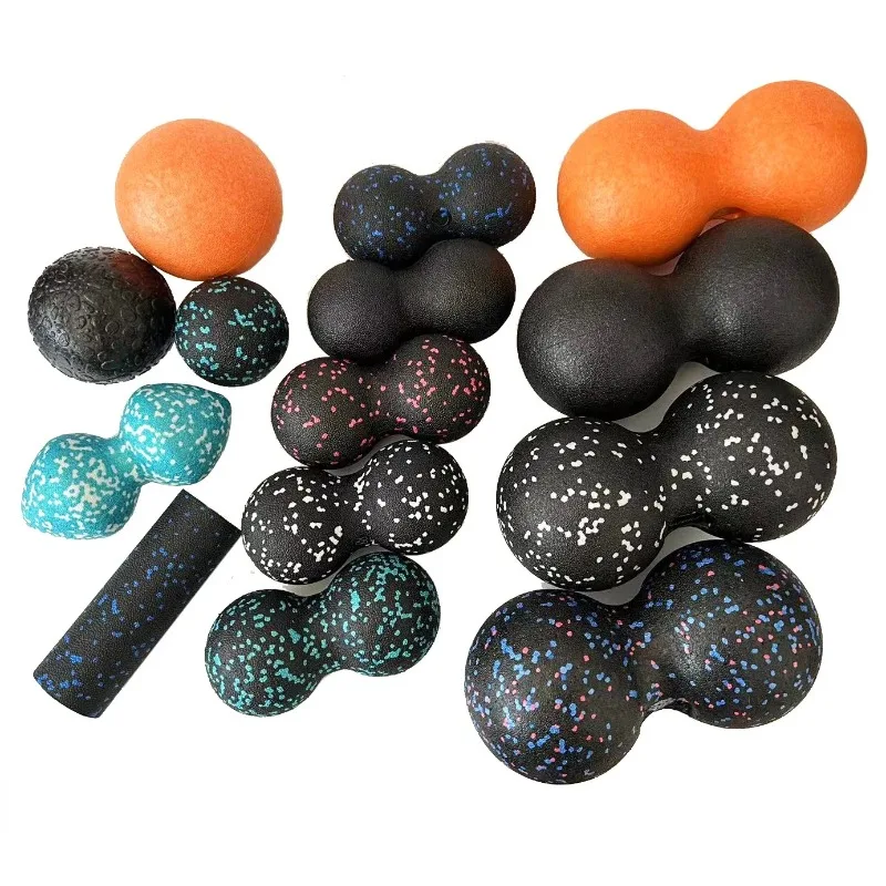 1 Pc Fitness Ball High Density EPP Peanut Massage Ball Lightweight Back/Neck/Foot Mobility Deep Tissue Myofascial Release