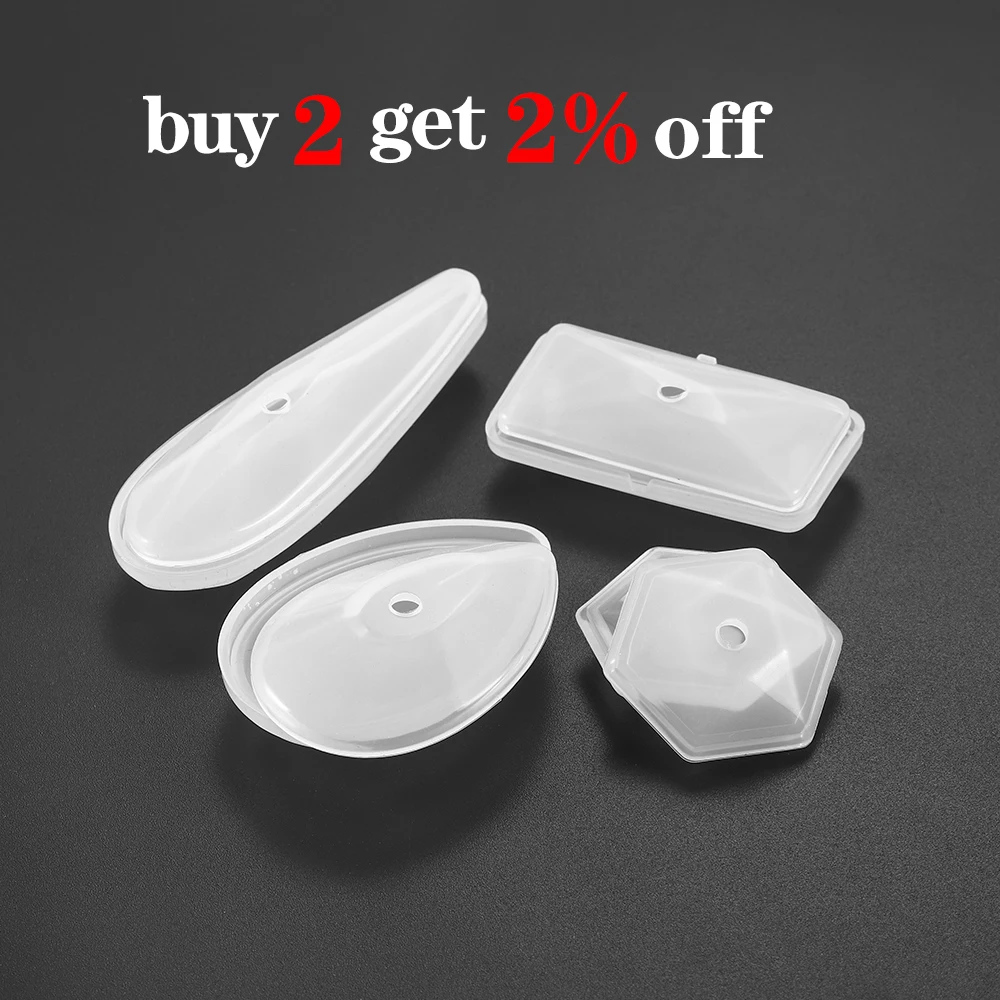 구멍 펜던트 크리스탈 실리콘 몰드와 9 스타일 공예 보석에 대한 DIY 에폭시 수지 목걸이 펜던트 금형 결과 Supplie 만들기