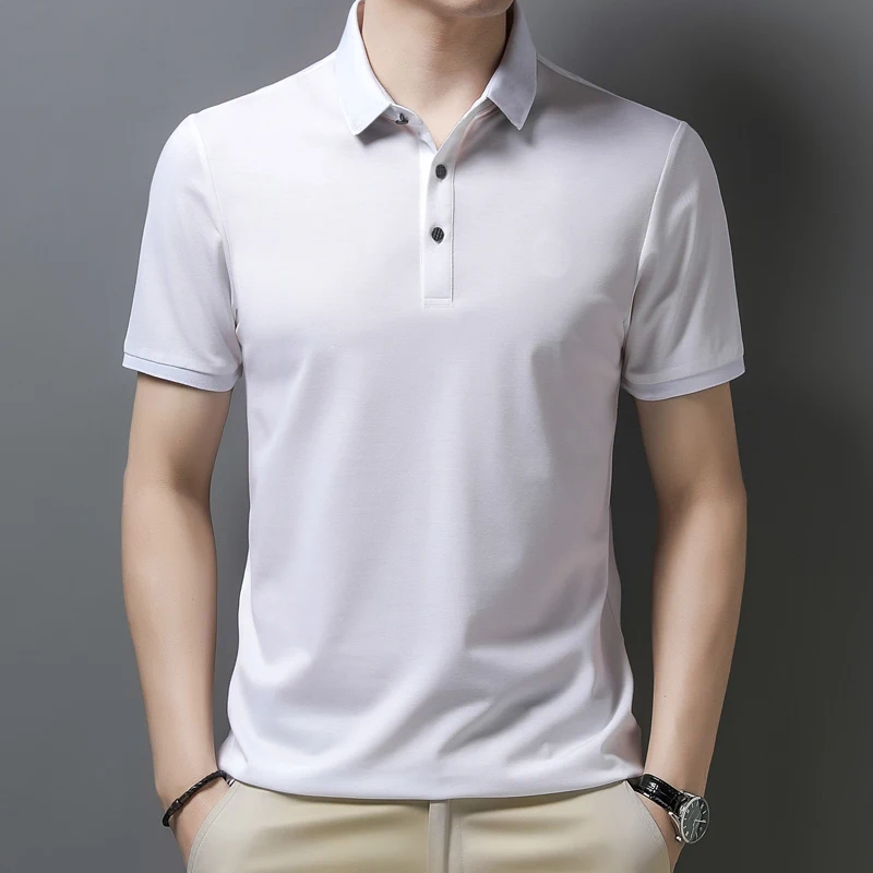 2022 High End Polo shirts for Men Business Tops Men's Clothing New Polos Cool Designer Classic