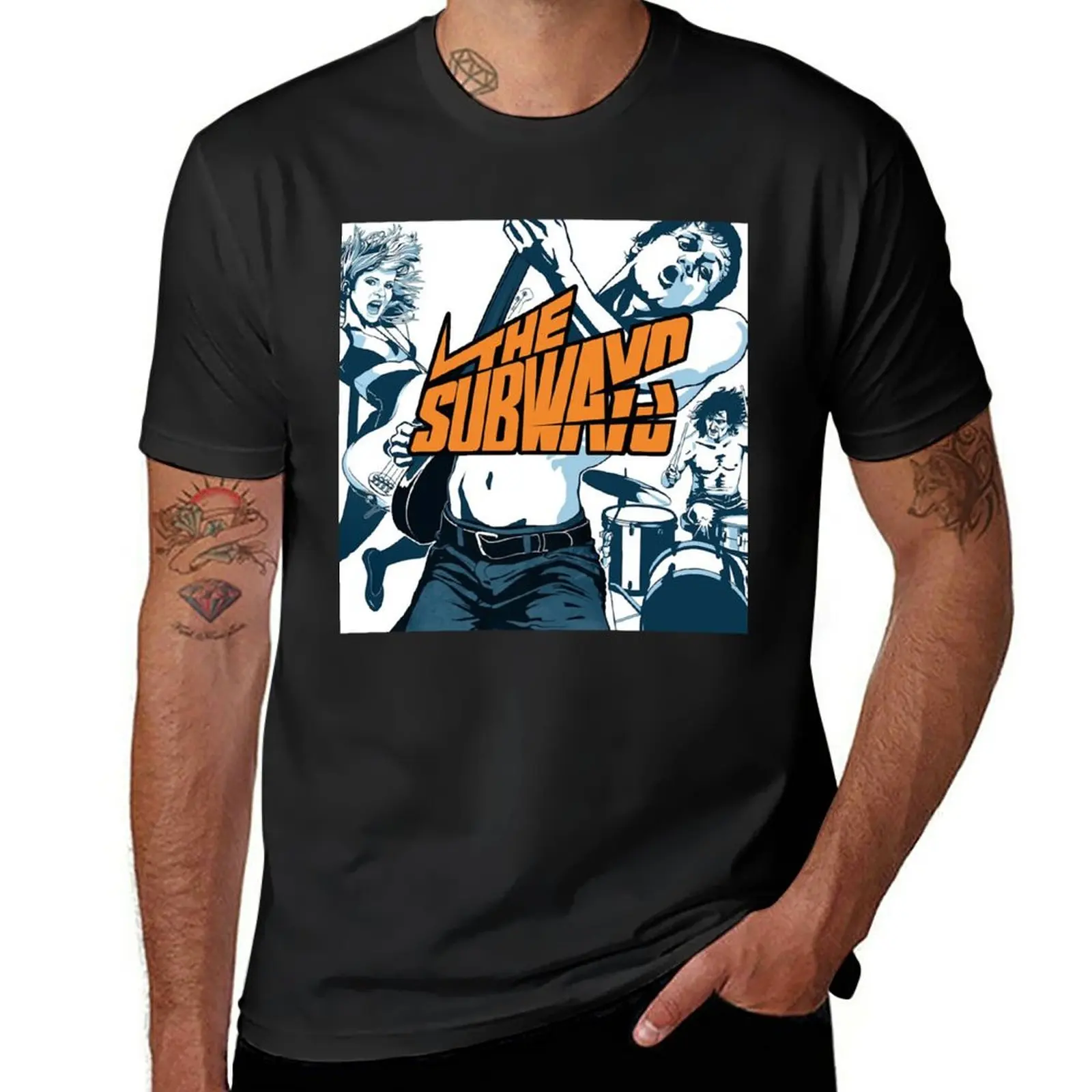 

New The Subways T-Shirt cute clothes Short t-shirt black t shirt summer tops mens t shirt