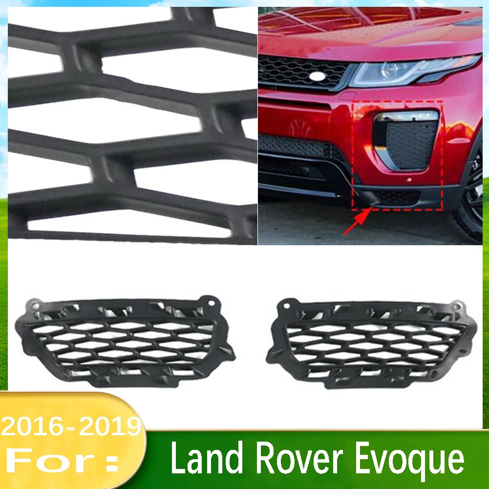 

1 Pair Left Right Front Bumper Insert Lower Side Grille For Land Rover Range Rover Evoque 2016 2017 2018 2019