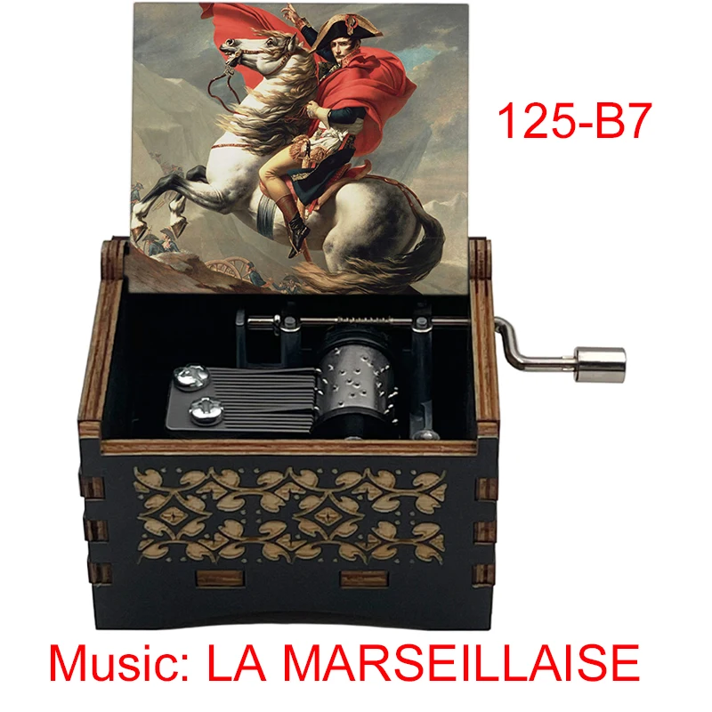 French National Anthem La Marseillaise Music Box La Révolution Française Battle Song Inspire France Friends Gift Home Decoration 3