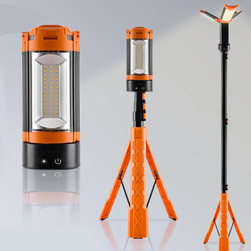 90000mAh Camping Light Bracket Optional Rechargeable Camping Lantern Telescoping Waterproof Tent Light Hiking Fishing