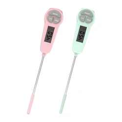 Thermometer for Food Baby Bath Water Formula Digital Thermometer Meat Oil Digital Thermometer with LCD Display Screen