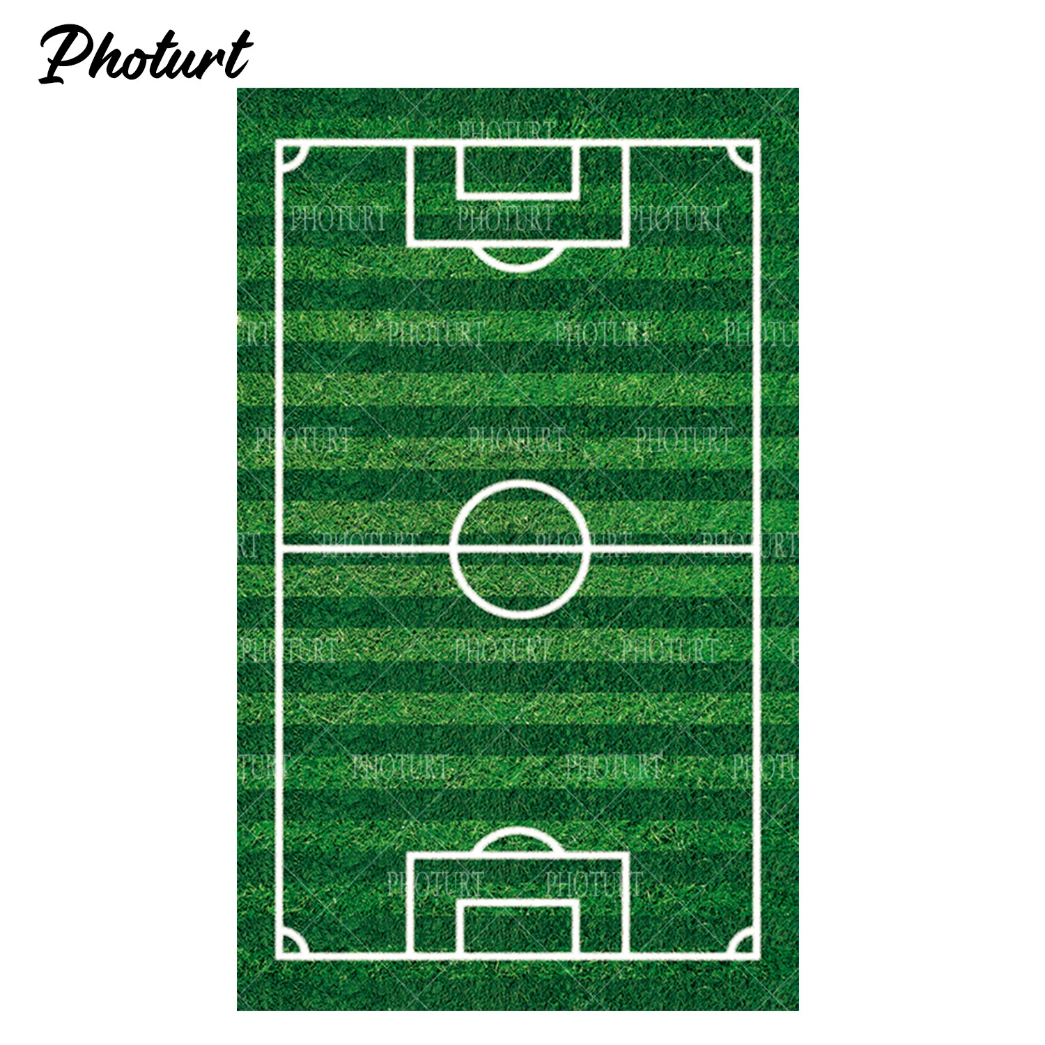 Fußballfeld-Fotohintergrund 2,4x1,8 M – Für Mottoparty, Studio, Sport-Fotos
