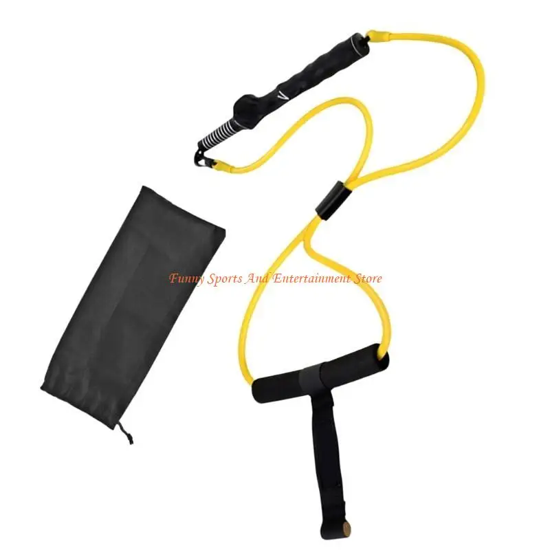 C4DE Adjustable Golf Assistance Band Golf Swing Training Elastic Pull Rope Trainer