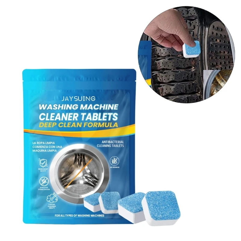 Deep Cleaning Washing Machine Tablets Effective Dirt and Odor Removal Multifunction Laundry Machine Sweeping Supplies washing machine tablets washing machine cleaner tablets