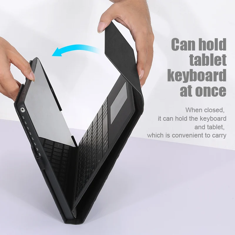 Estojo de Suporte Protetor para Microsoft Surface Pro x go Capa Impermeável Shell Pen Holder 12.3 10 Polegadas - Imagem 4